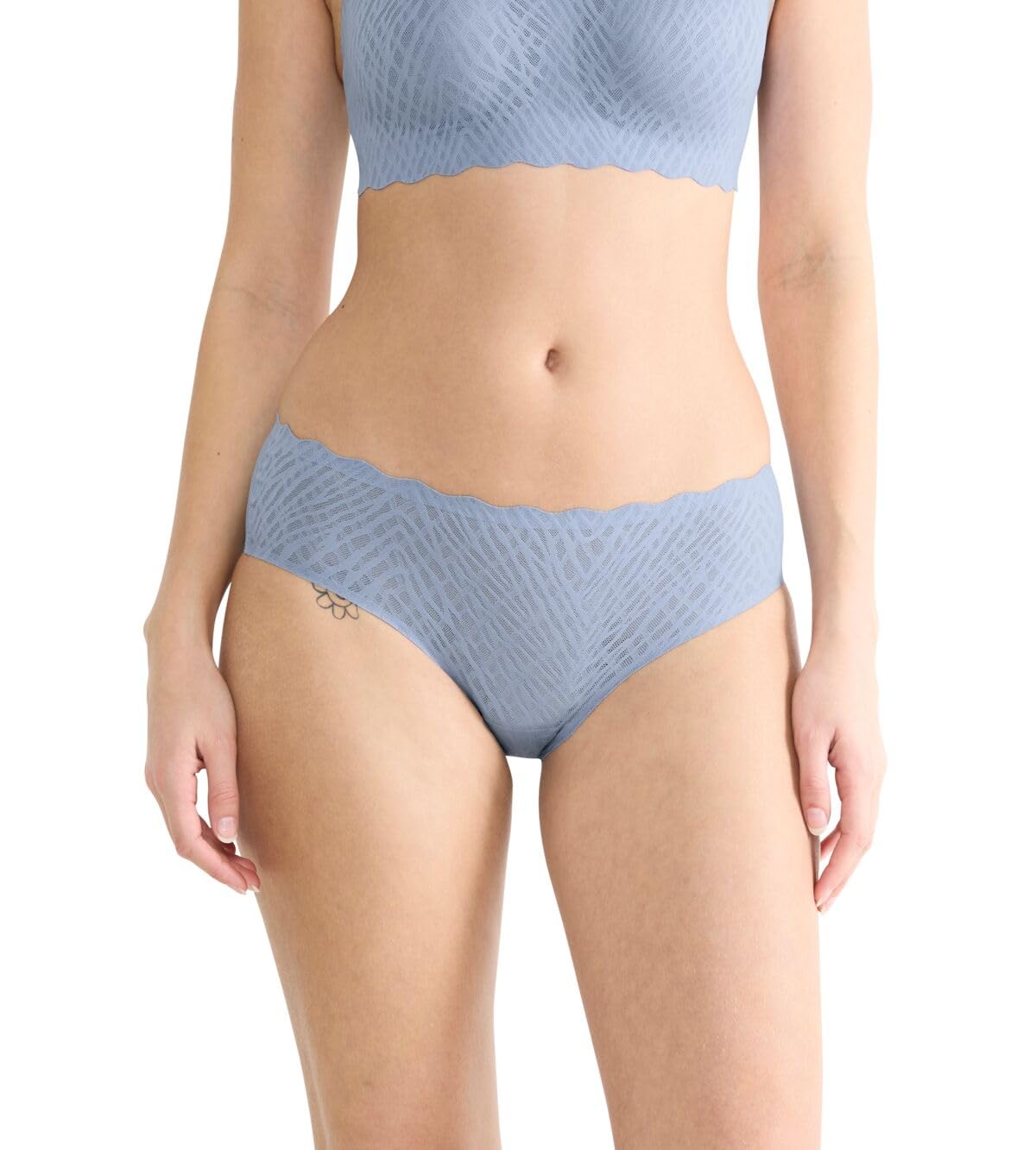 Sloggi Women's Zero Feel Bliss Hipster Briefs, Bluish Grey, M, Bluish Gray, M