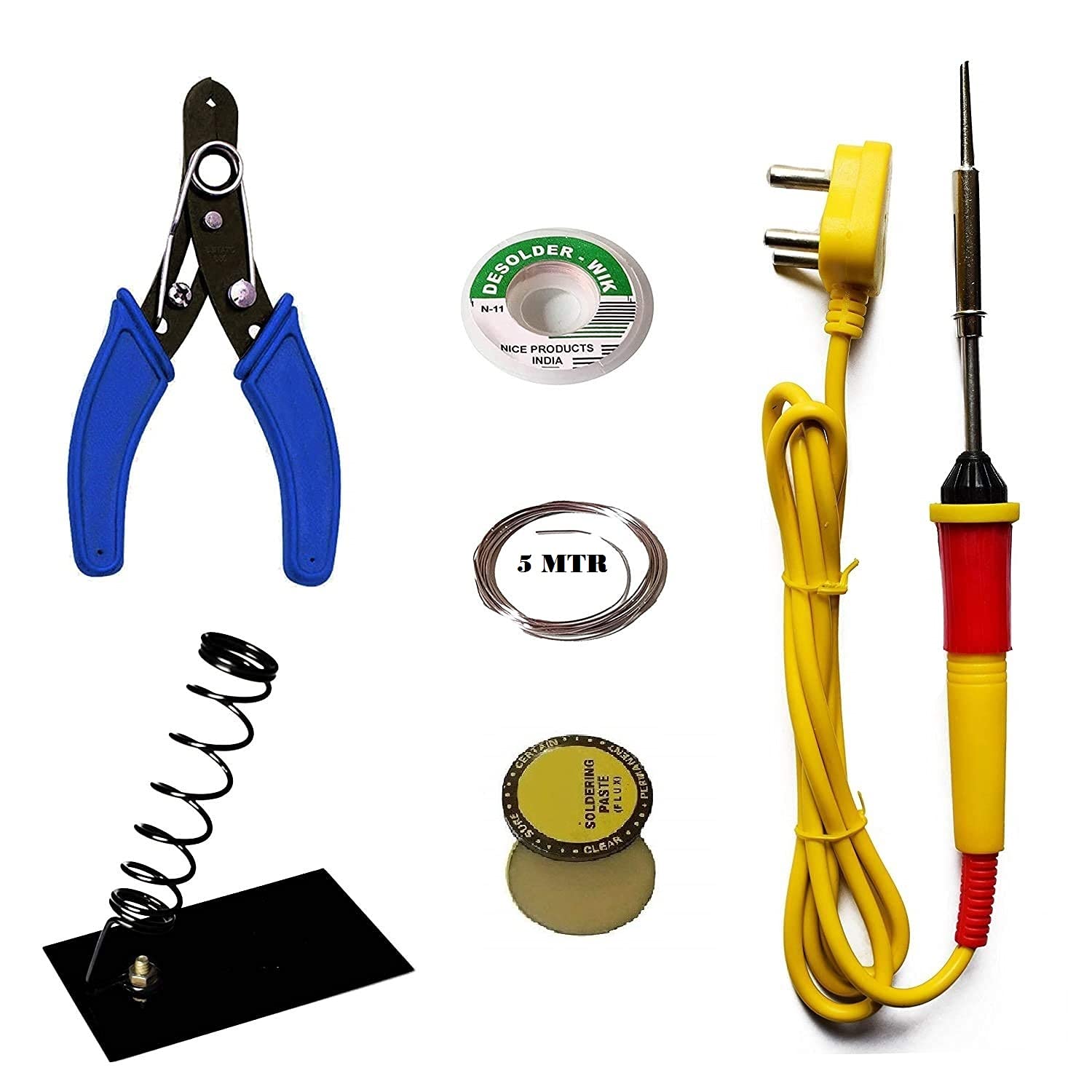 VCK® 25 watt Soldering iron kit 6 in 1 with 5 meter solder wire (Beginner) (B07NY5T5H5) Amazon Price History, Amazon Price Tracker