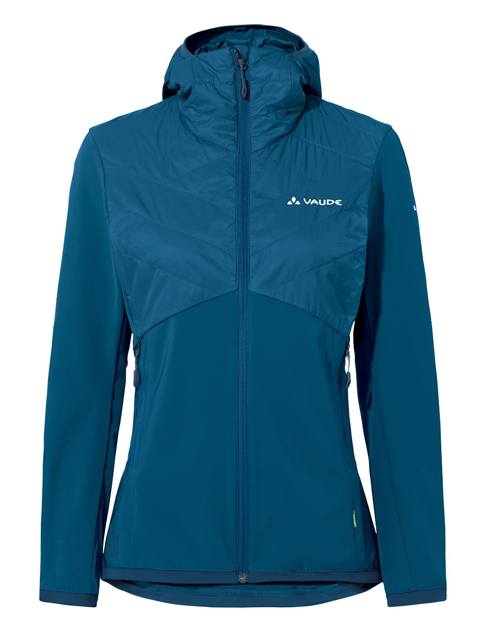 VAUDE Brenva Isolationsjacke Damen PrimaLoft Kapuze, Shore Blue, Gr. 36