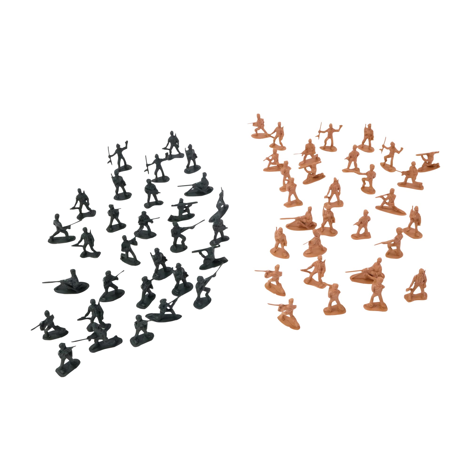 EUROPEAN FORCE - 400 Małych Żołnierzy - Żołnierze - 080228 - Khaki - Plastik - Wojskowe - Zabawka Dla Dzieci - Miniatura - 3,5 cm x 3,5 cm - Od 3 lat