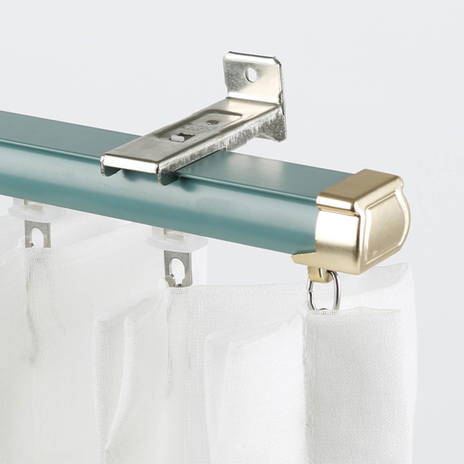 Sliding Ceiling Mount Aluminum Track - 4.26m Rail for Wall & Ceiling Installation - Easy Install, Smooth Glide - Perfect for Home Decor & Curtains