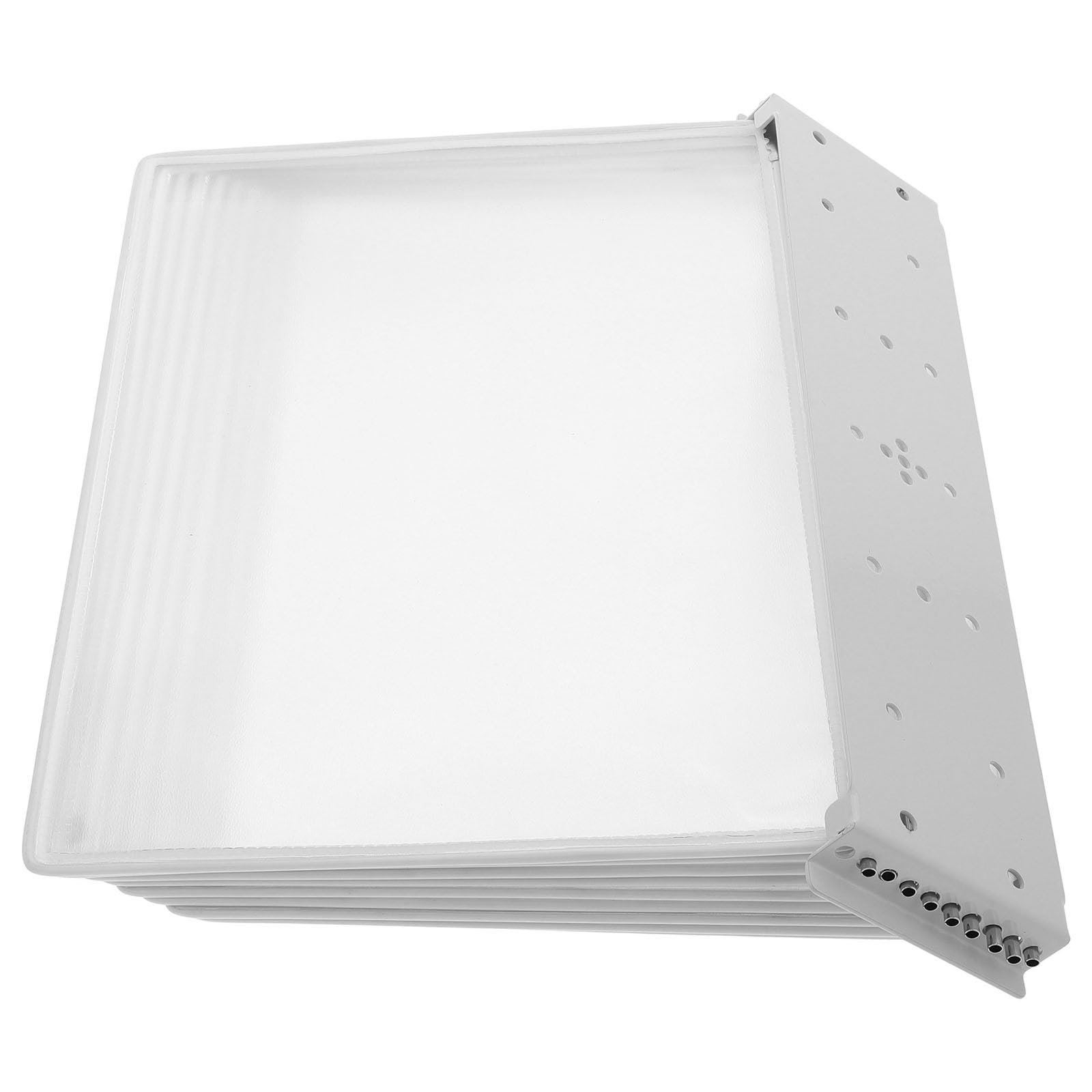 Organizador de Carpetas de Pared Material de Hierro y PVC para Documentos A4 10 Páginas Fácil para Voltear y Localizar Archivos en Oficina