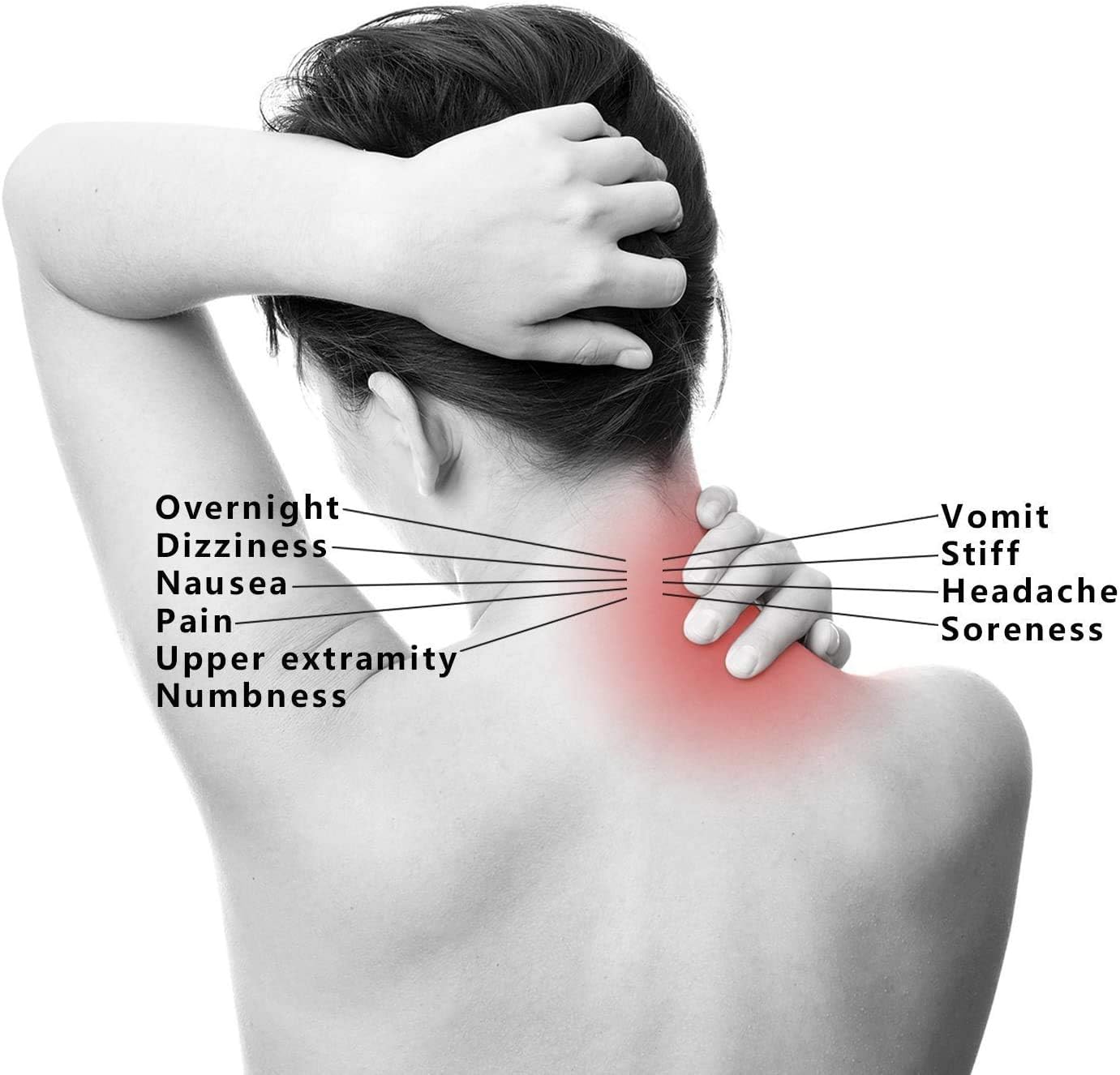 Gideon Cervical Neck Traction Device –Collar Brace Spine Alignment Instant Relief for Chronic Neck and Shoulder Pain – Great Alternate Pain Relieving Remedy
