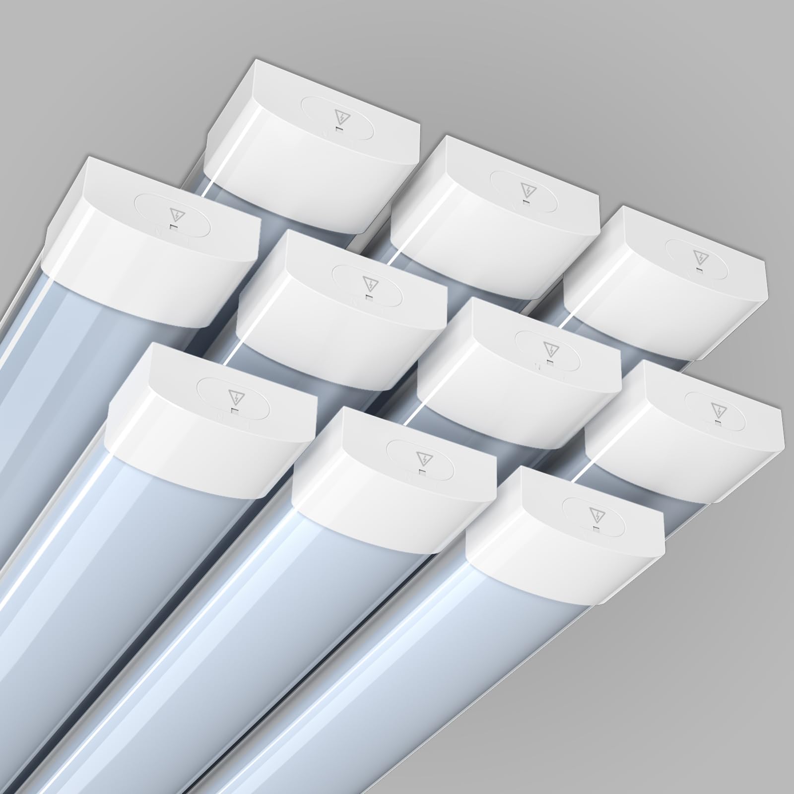 Airand 10 Stück Feuchtraumleuchte Led 120CM, Kellerlampe 36W, Led Röhre 3600LM, Garagenlampe IP66, Werkstattlampe Wasserfest, Lampe für Garage Keller Werkstatt Feuchtraum Bad Büro Neutralweiß 4000K