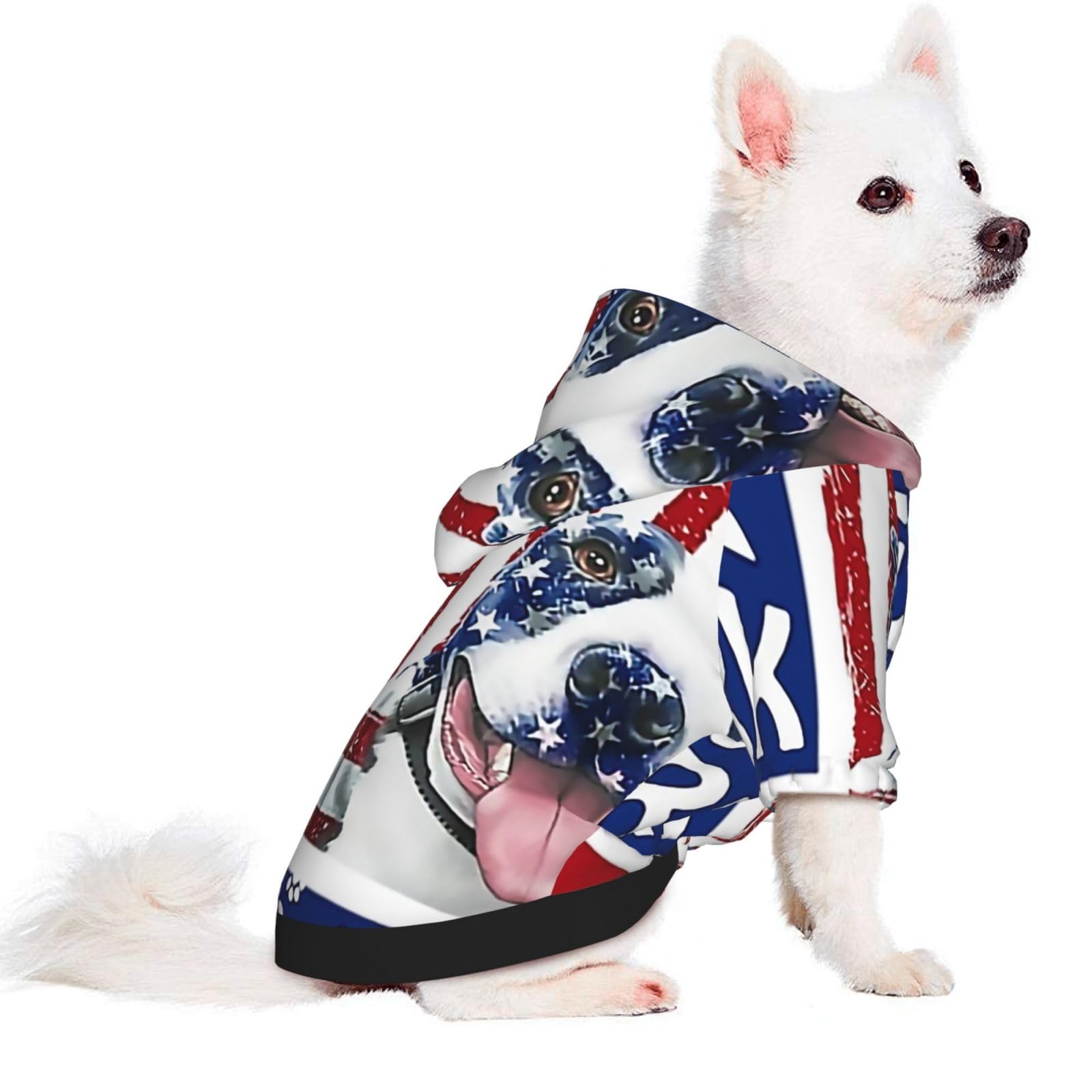 犬の服　国旗柄 Amazon | ペット服 犬服 Live Love Bark アメリカ 国旗 犬柄 肉球