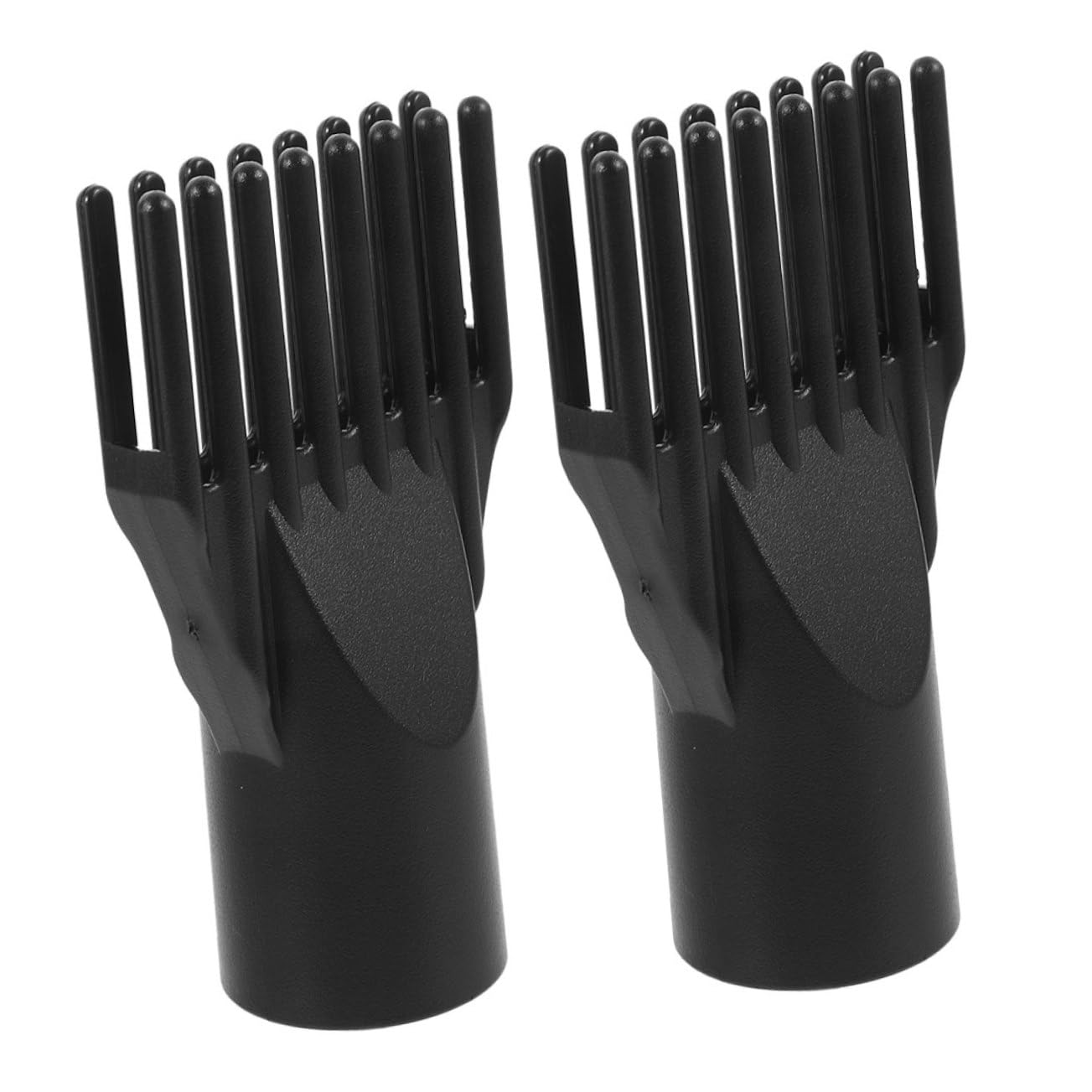 2pcs Hair Dryer Comb Nozzle Lightweight and Durable Attachment for Straightening and Styling Easy to Install Reduces Heat Damage for Curly and Wavy Hair