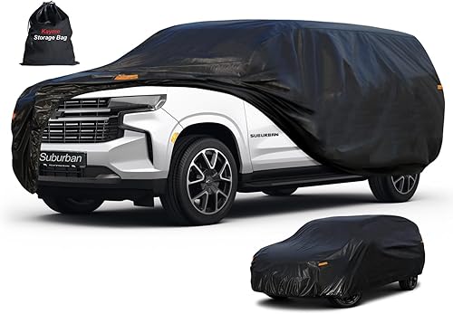 Miniatura 96 de Kayme - Cubierta de 7 capas para camioneta, resistente e impermeable para todo tipo de clima, para el aire libre, protección contra la lluvia, sol