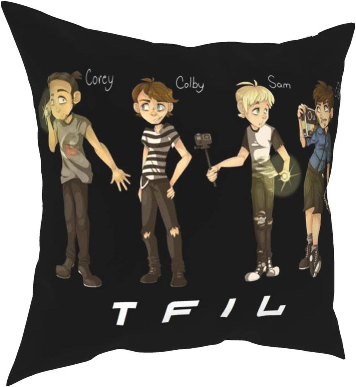 FENGFENG Taylor's TFIL Merch Four-Season Pillowcase Soft Breathable Cushion Cover for Bedroom Sofa Living Room Washable18 x18