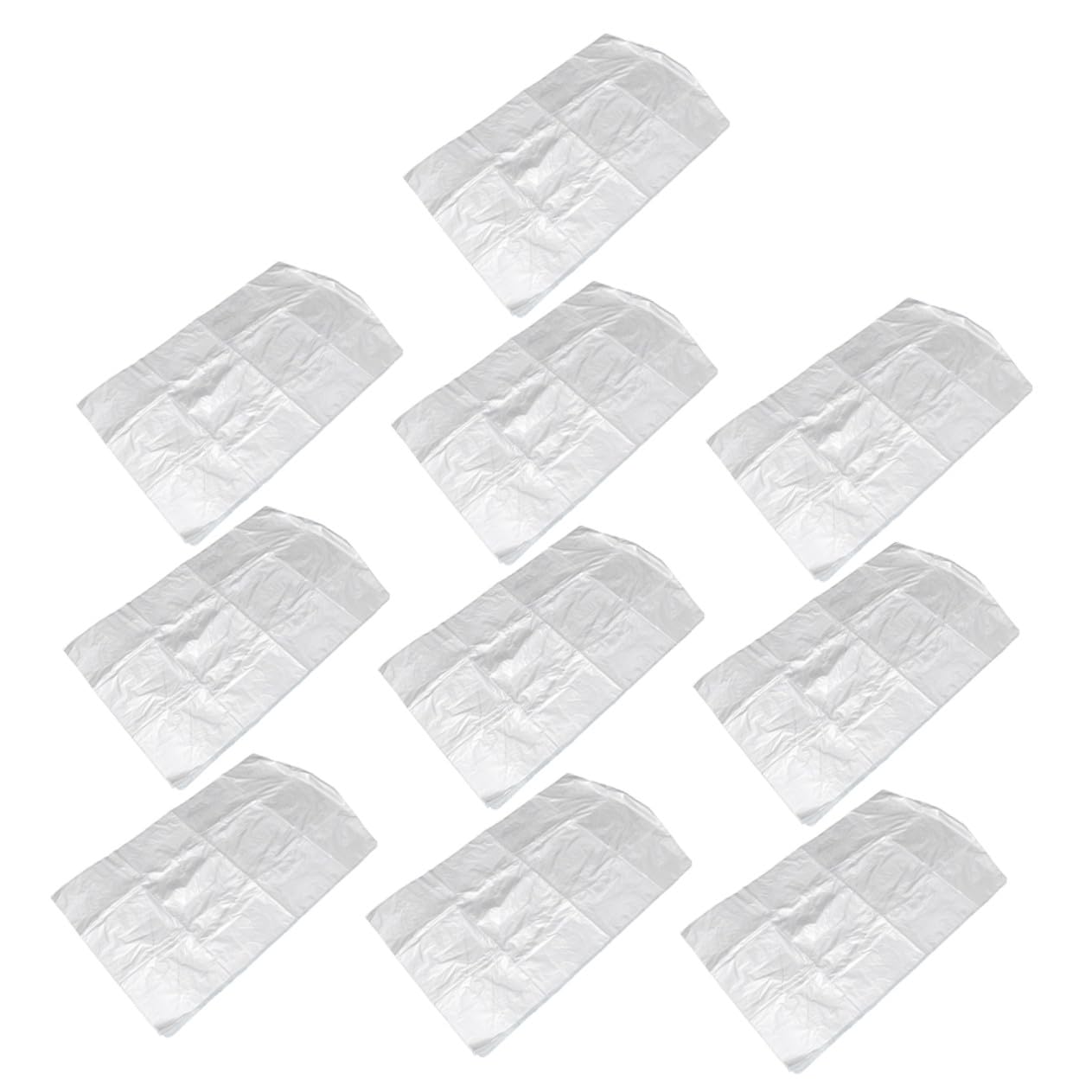TOYANDONA Bolsas Protectoras Para Ropa 50 Unidades 60x150 Cm Policloruro De Vinilo Transpirable Funda Para Colgar Ropa Mantenimiento Armario Anti Polvo Prendas Hogar