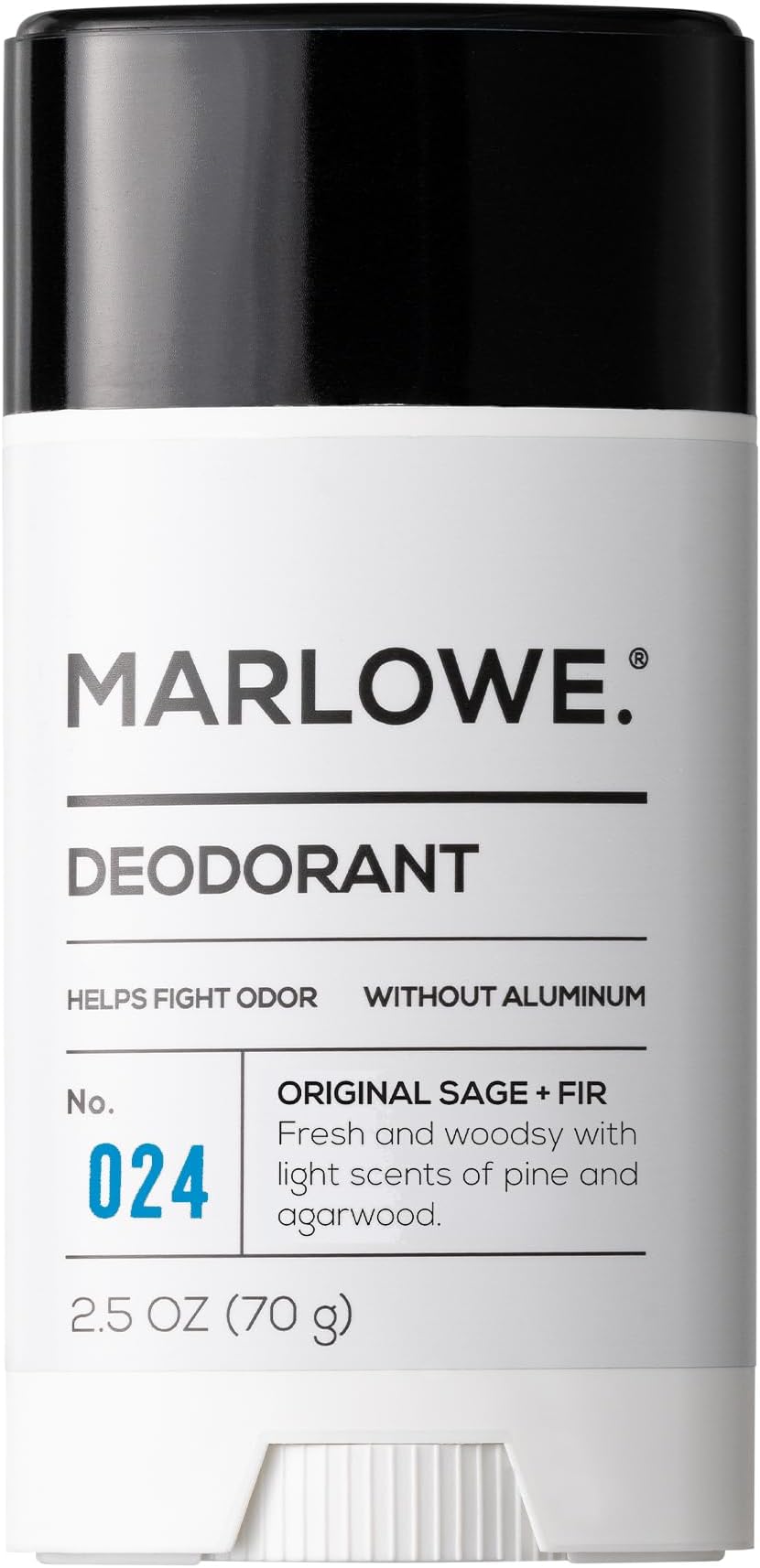 - Aluminum Free Men's Deodorant Stick, 2.5 oz, Helps Fight Odor, Clean Vegan Formula with Coconut Oil, Shea Butter & Tapioca Starch, Original Fresh Sage & Fir Scent, No Parabens
