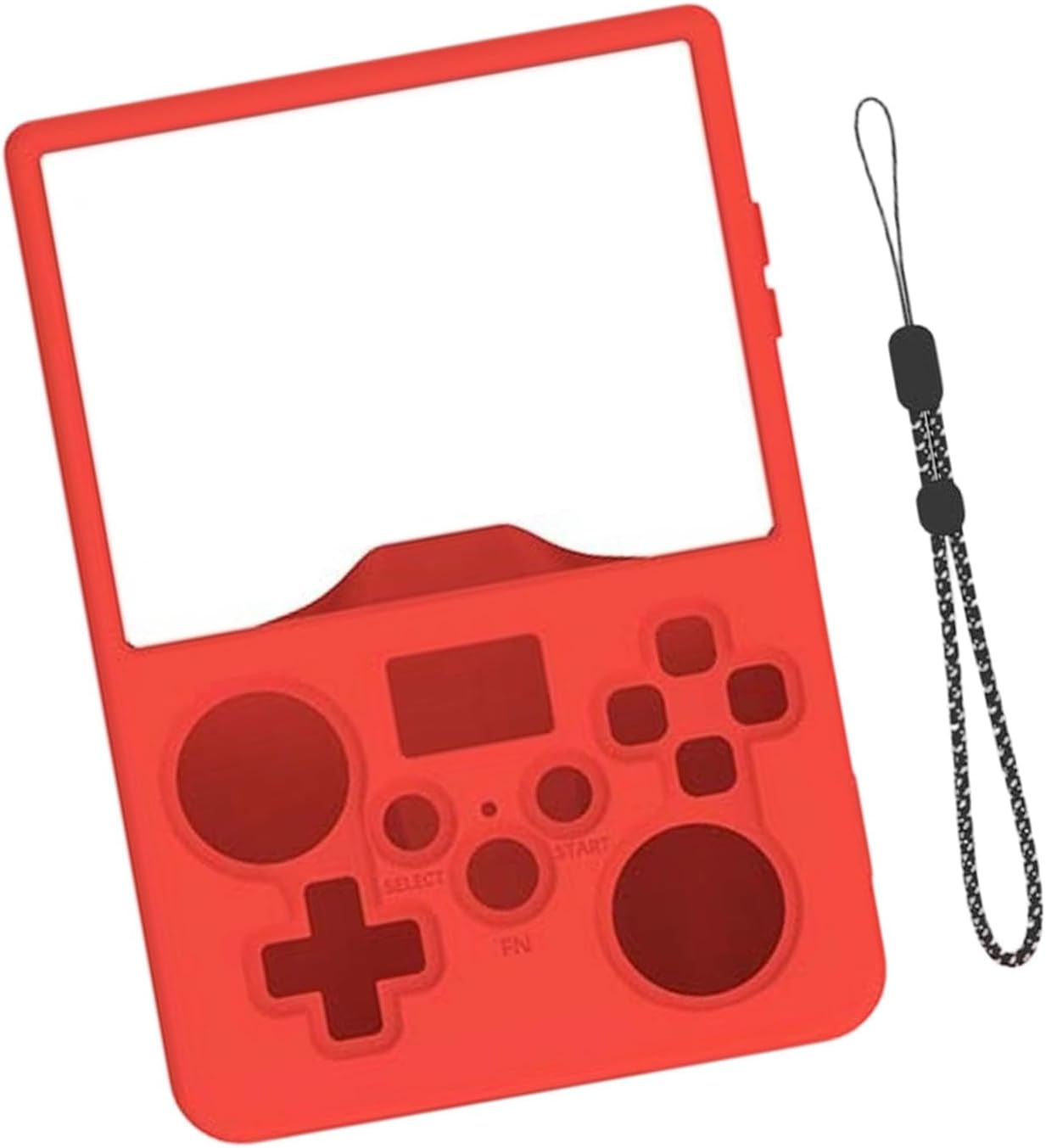 Silicone Wrap Case for R36MAX2 Handheld Game Console, Red