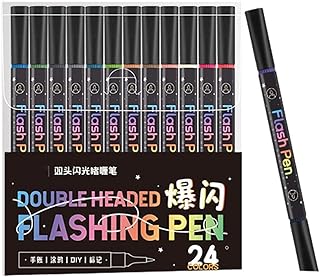 暗い場所で光るダブルチップマーカーで、オフィスや学校のマーカーでのさまざまな筆記ニーズに対応します。