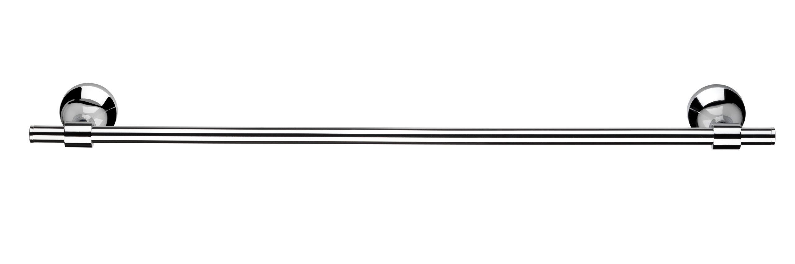 Croydex Silver Flexi-Fix Torbay Towel Rail
