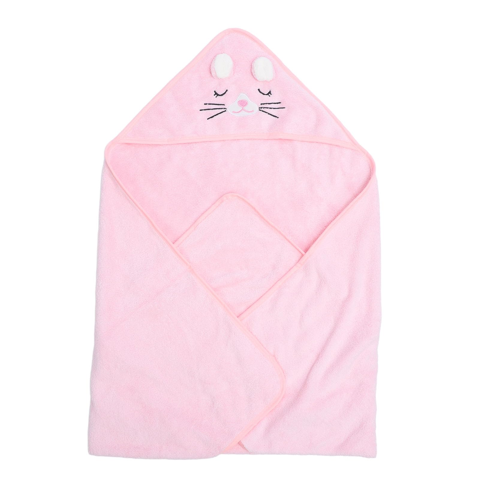 Fabater Cesta de Regalos para Baby Shower para Recién Nacido, Ropa, Muñeca, Sonajero de Madera, Baberos, Calcetines, Tarjeta de Felicitación, Juego de Regalo para Recién Nacido (PINK)
