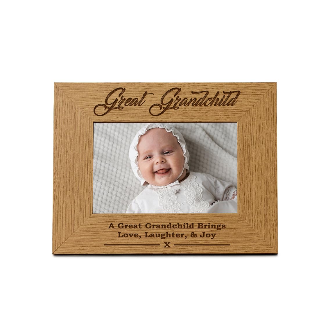Ukgiftstoreonline Great Grandchild Wooden Photo Frame Gift (8 X 10 Inch)