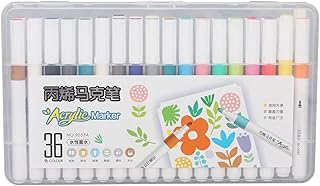 Acrylic Paint Markers, Acrylic Paint Pens Water Based Ink Pens High Coverage Marker Pens for Crafts Making Art Supplies (36 Color)