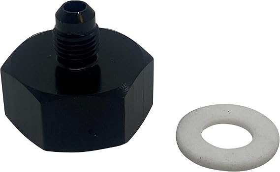 -4AN Nitrous Bottle Nut CGA 660 for NOS Nitrous Bottle with Teflon Washer