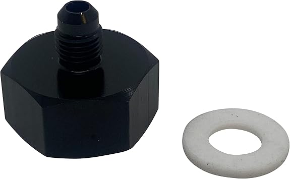-4AN Nitrous Bottle Nut CGA 660 for NOS Nitrous Bottle with Teflon Washer