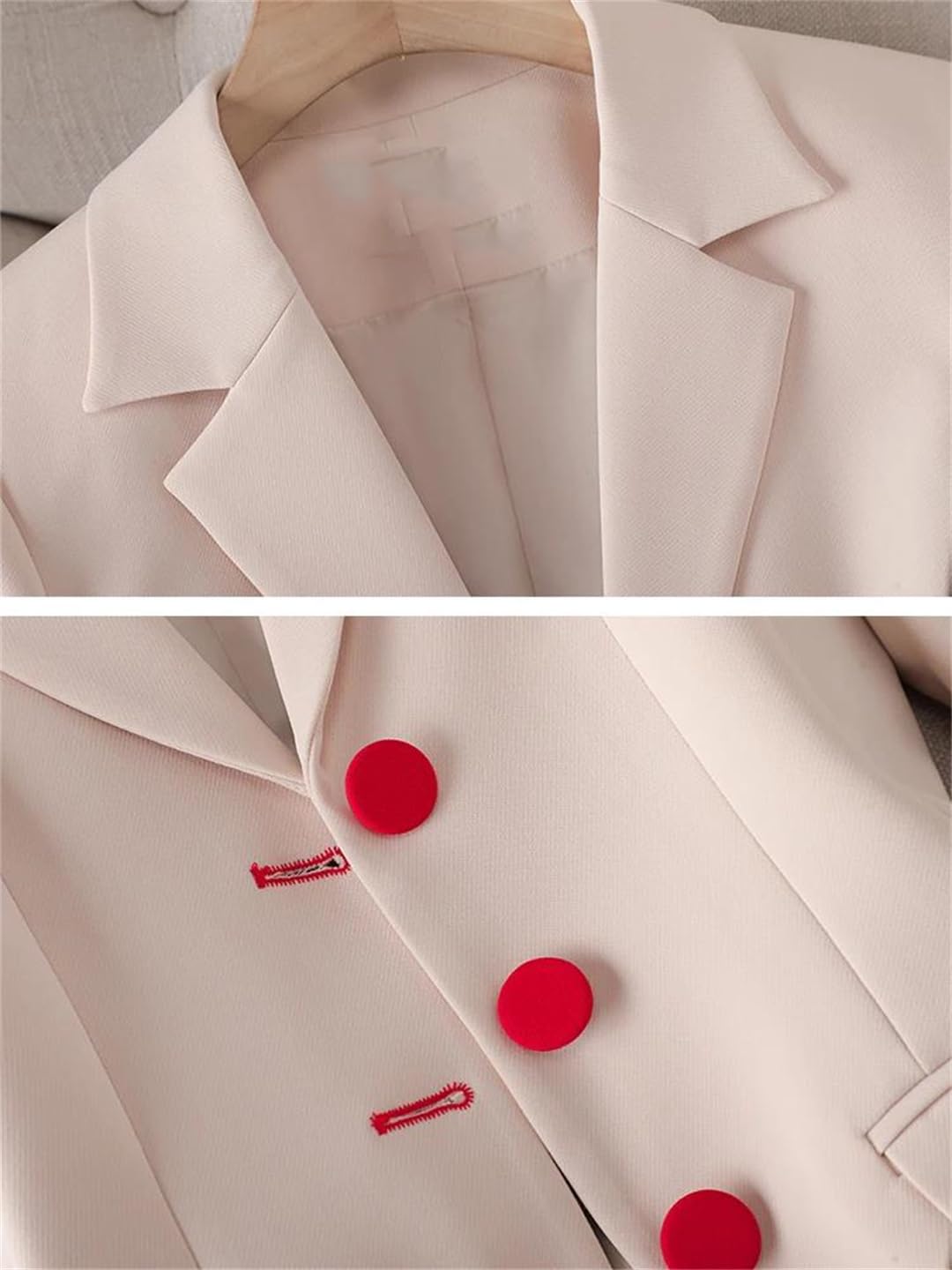 Conjunto de 2 piezas de pantalón de oficina para mujer, moderno, elegante, blazer y pantalones, traje de trabajo formal de negocios