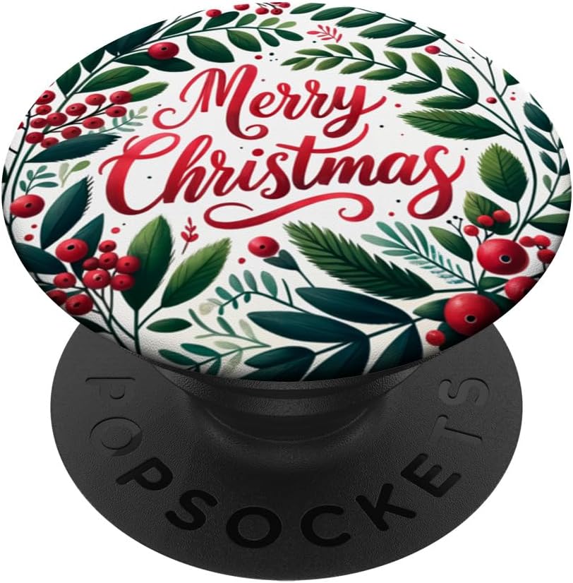 Merry Christmas Funny Quote for Xmas Lovers PopSockets PopWallet for MagSafe