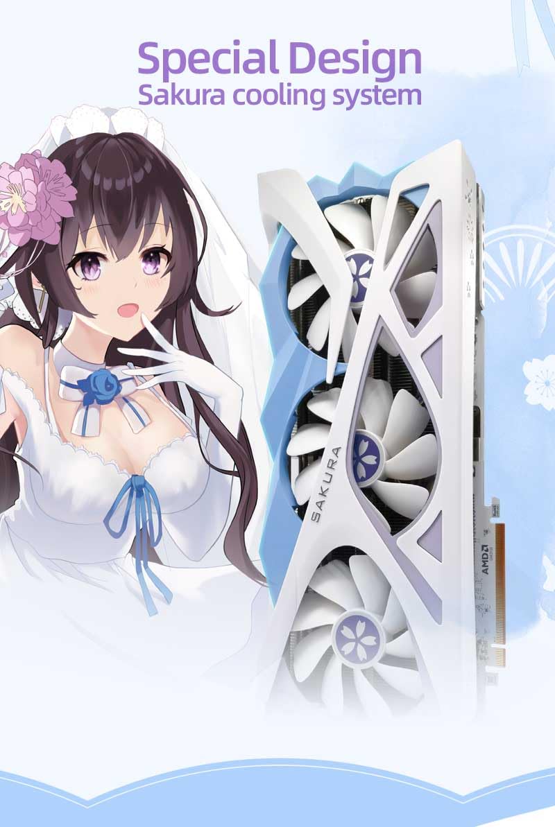 Amazon.com: Yeston Sakura Radeon RX 7800 XT 16G GDDR6 256bit 5nm