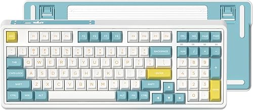 CMK98 Teclado mecánico inalámbrico para juegos con teclado numérico, triple modo intercambiable en caliente, teclado personalizado de 99 teclas,