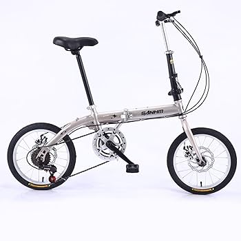 Amazon | Deerou折畳み自転車 折りたたみ自転車 16インチ 6段