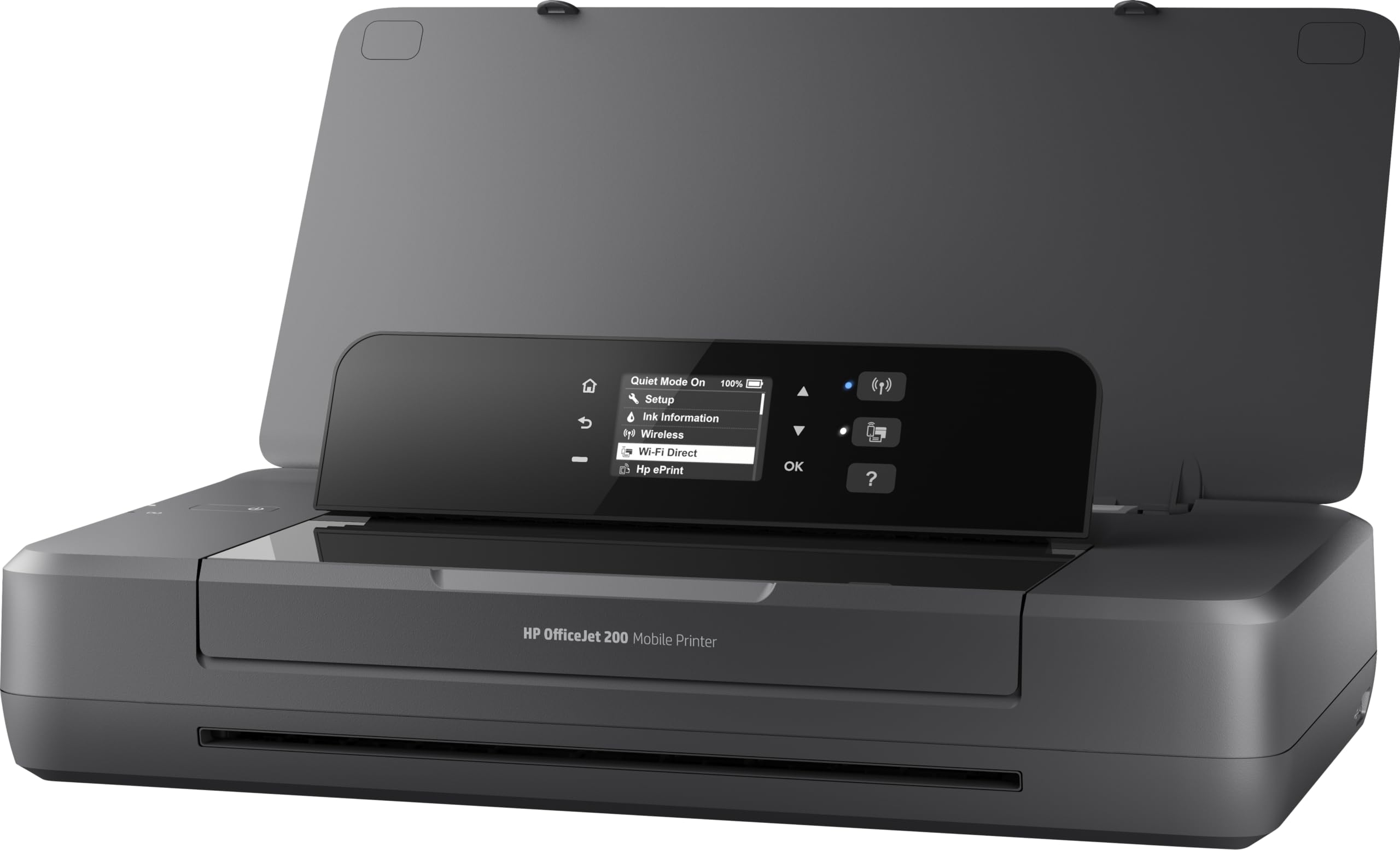 HP OfficeJet 200 Mobile - Impresora Portátil Tinta, USB 2.0, Wi-Fi Direct, Smart App, Negro