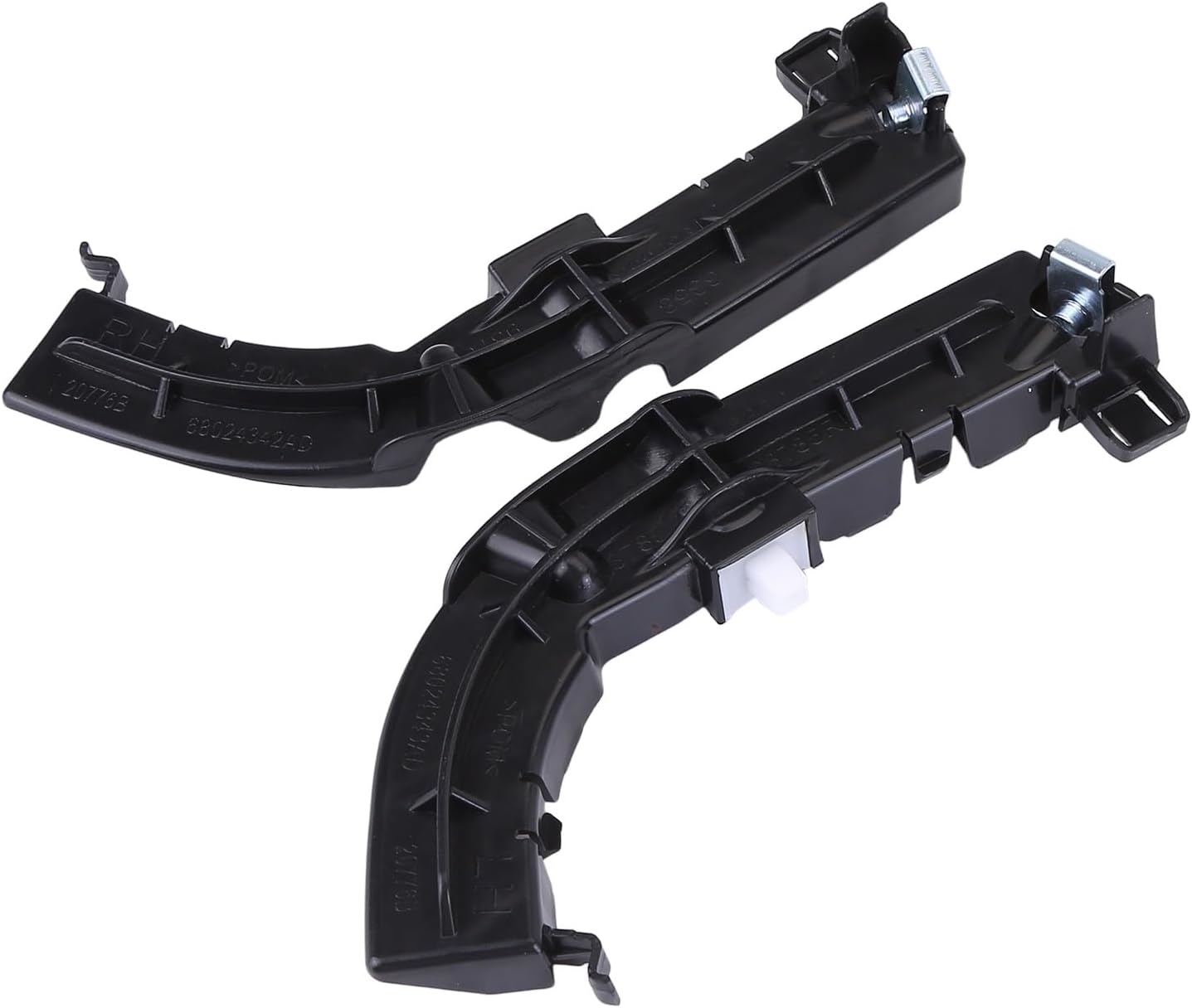 Front Bumper Bracket Support Retainer for Dodge with Challenger 2015-2022 - Replaces OEM Parts 68024342AA, 68024343AA, 68259546AA & 68259547AA - Essential for Secure Front Bumper Installation