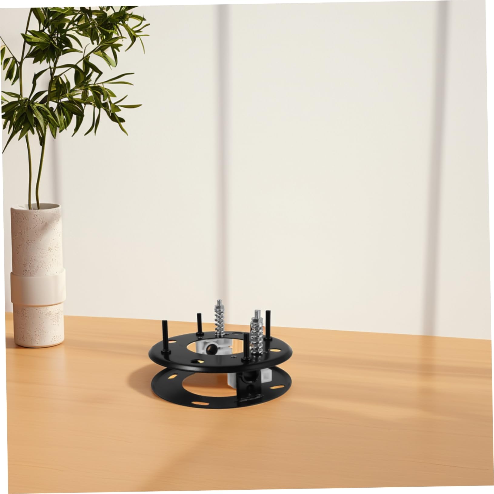Accessoire pour Bac à Shampoing en Céramique Noir Mécanisme D'inclinaison Réglable, Caoutchouc et Plastique, Stable et Confortable pour Lit de Shampoing Couleur Aléatoire