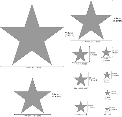 Miniatura 2 de Aleks Melnyk No.59 - Plantillas de pared para pintar patrones grandes, plantillas celestes espaciales de metal, estrella de cielo nocturno, cúmulo