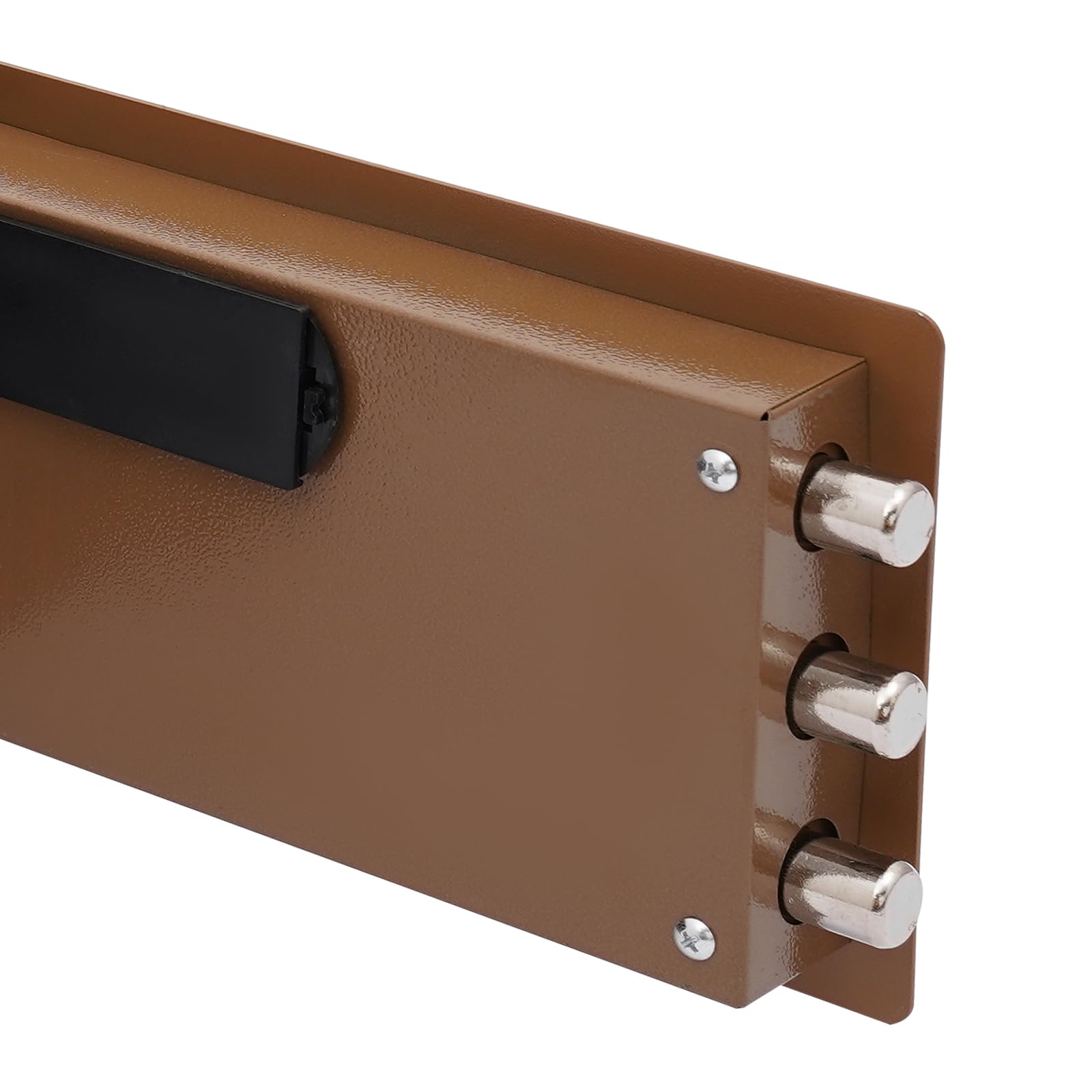 Cassaforte con password digitale e chiave di emergenza, funzione di allarme, 31 × 20 × 20 cm, cassaforte sicura per casa, ufficio e hotel (caffè)
