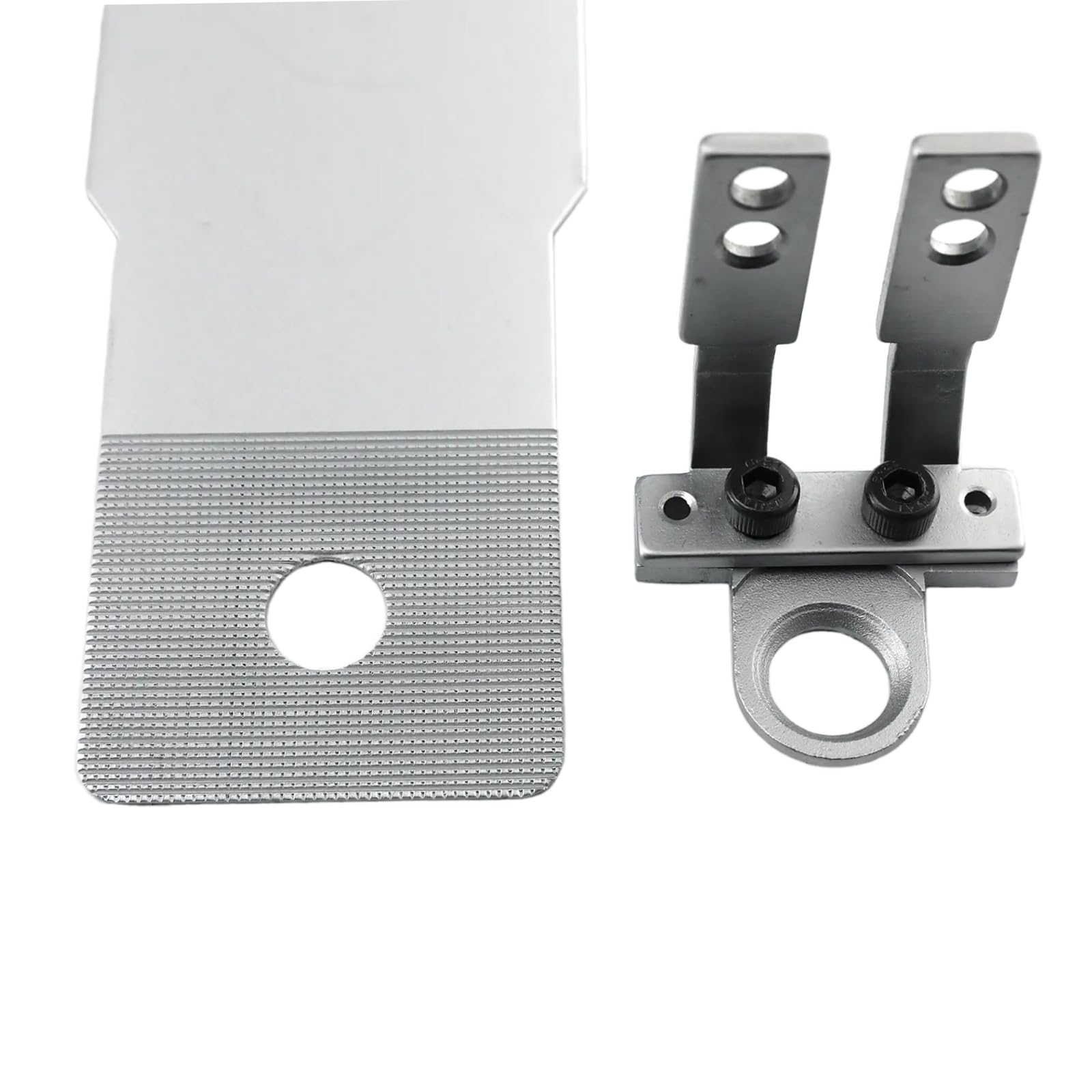 BLOOY - Piastra di alimentazione + morsetto di lavoro kit per macchine da cucire Brother KE-430D, KE-430F, Jack JK-T430 Bartacking accessori (area di lavoro 14 mm)