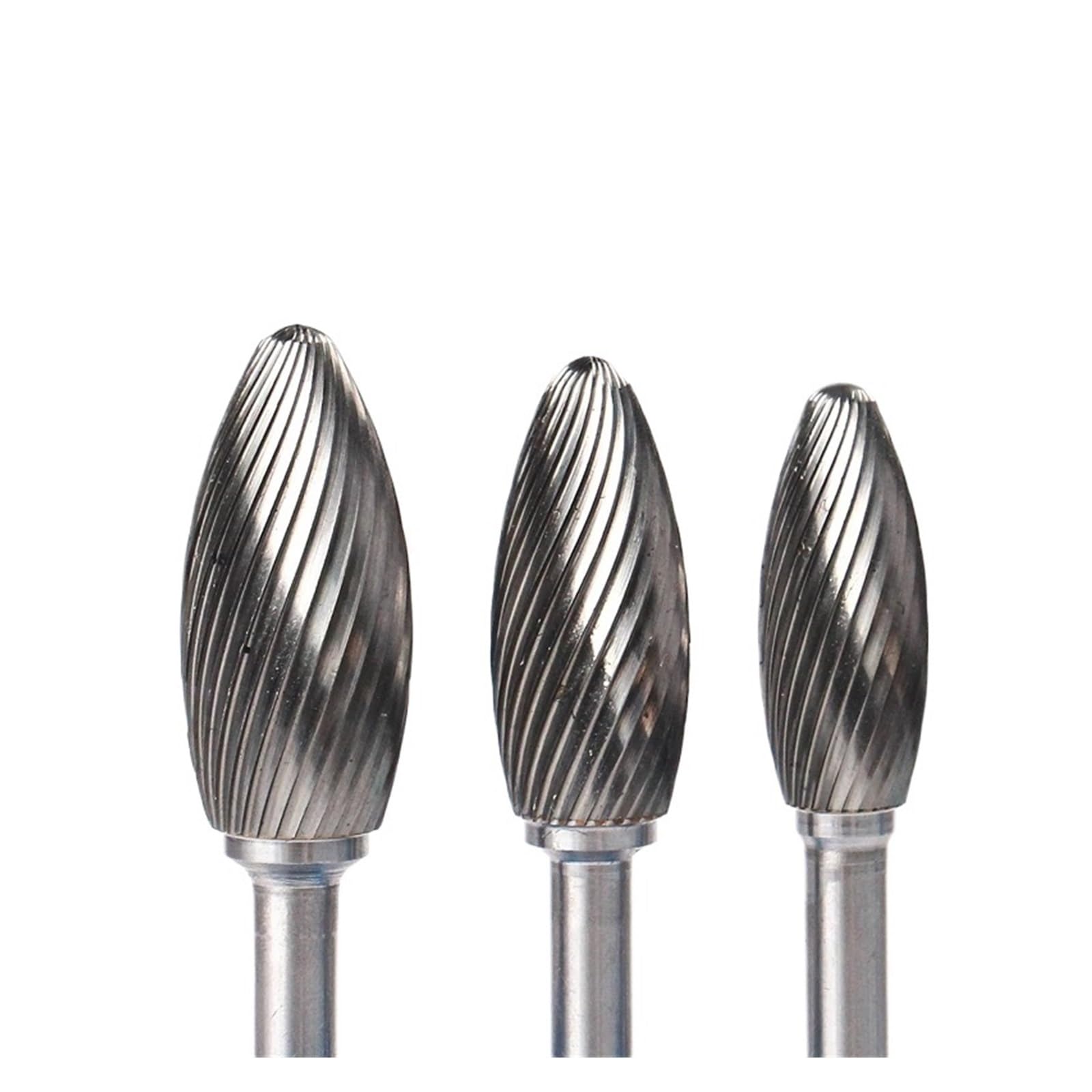 Hartmetallfräser H-Typ-Kopf-Wolframkarbid-Drehgrat-Stabschleifer for Bohrer, Fräsen, Schnitzen, Polieren(6PCS (H06-16))