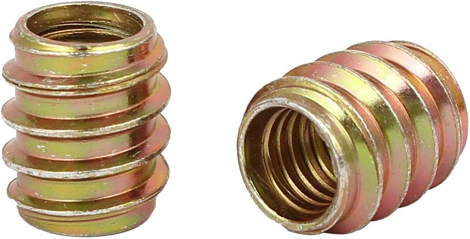 Wood Furniture Insert Screw E-Nut Bronze Tone M8 x 15mm 300pcs (45426c89a5d5745bfb58ef3561ee48ad)