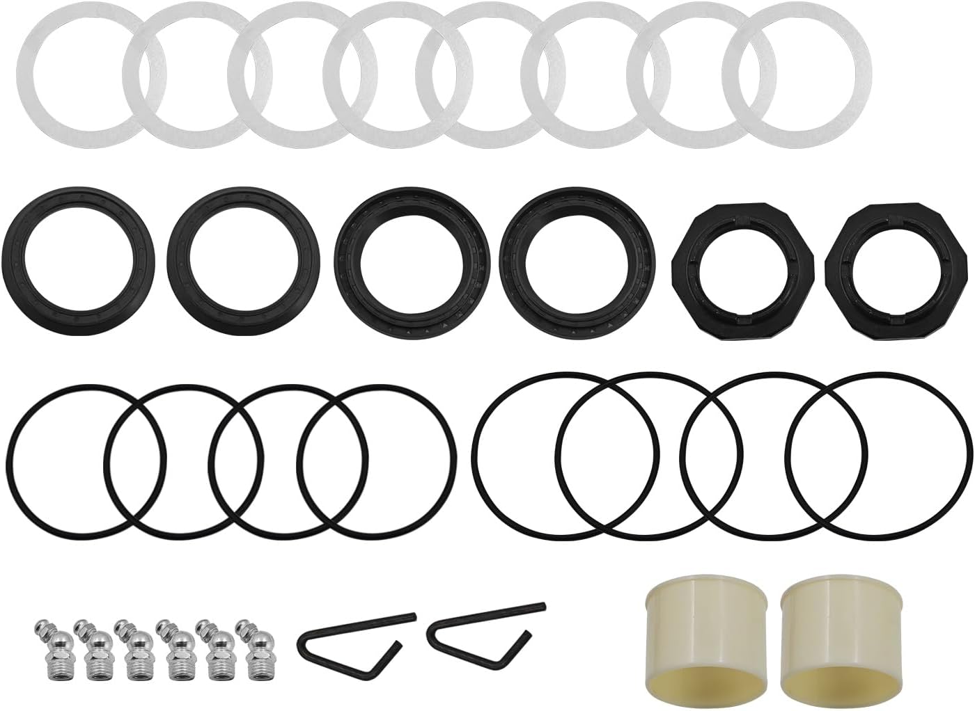85108338 King Pin Repair Kit Compatible with Volvo Trucks VN VNL 2009-2021 Heavy Duty Steering Repair Set