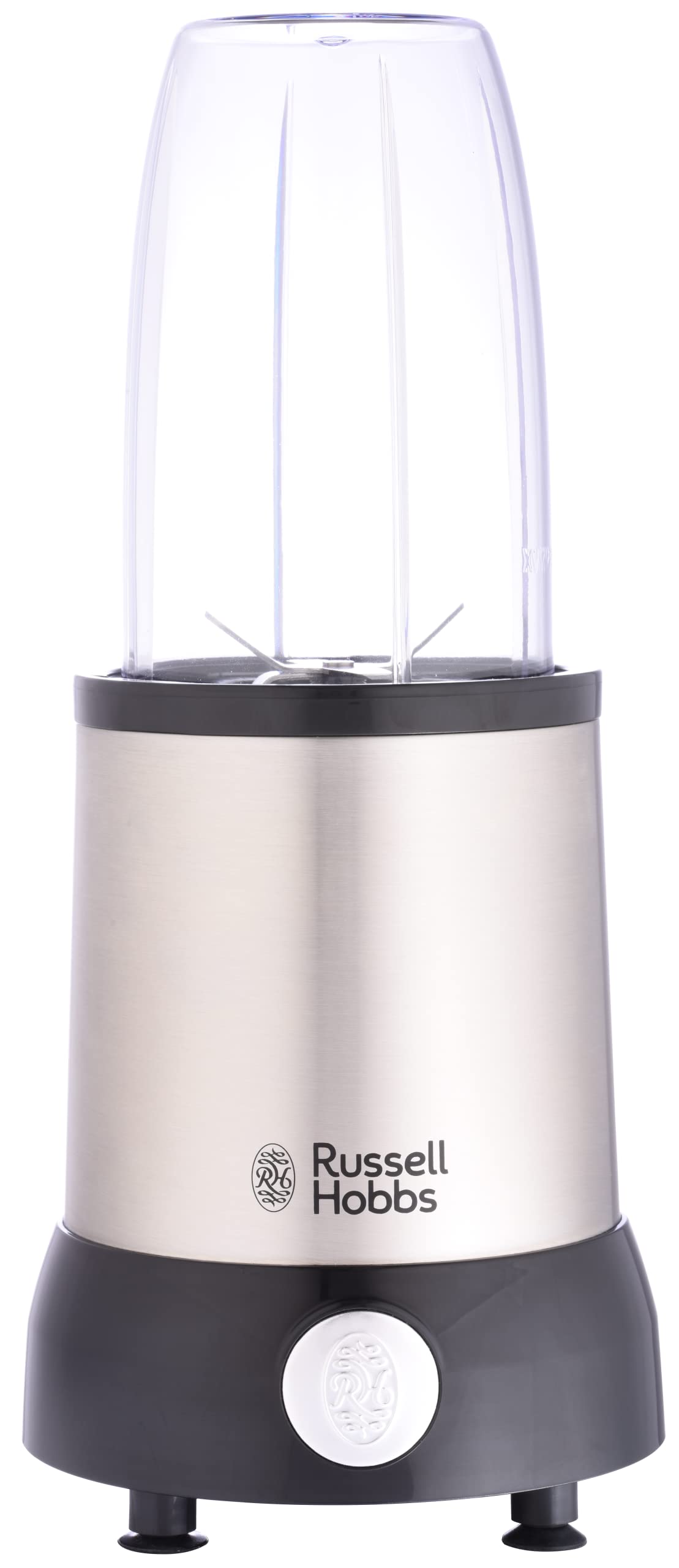 Russell Hobbs Blender [Multifonction: mixeur & moulin] NutriBoost (700W, 5 bols+couvercle sans BPA & 15 accessoires comp. lave-vaisselle incl., 22.000 tr/min, soupe, smoothie, épices & plus) 23180-56