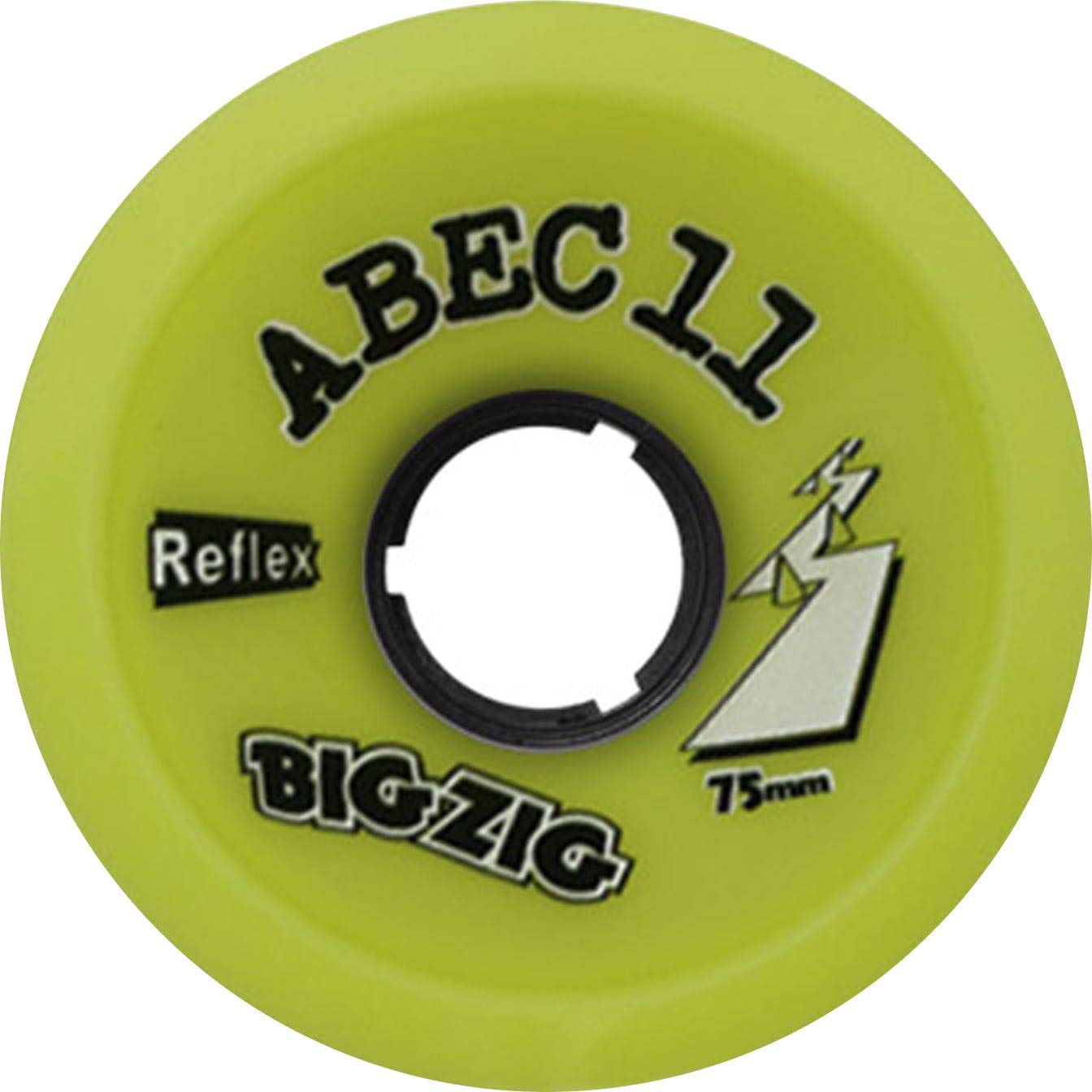 ABEC 11 Reflex Bigzigs 75mm Longboard Wheels (Pack of 4)
