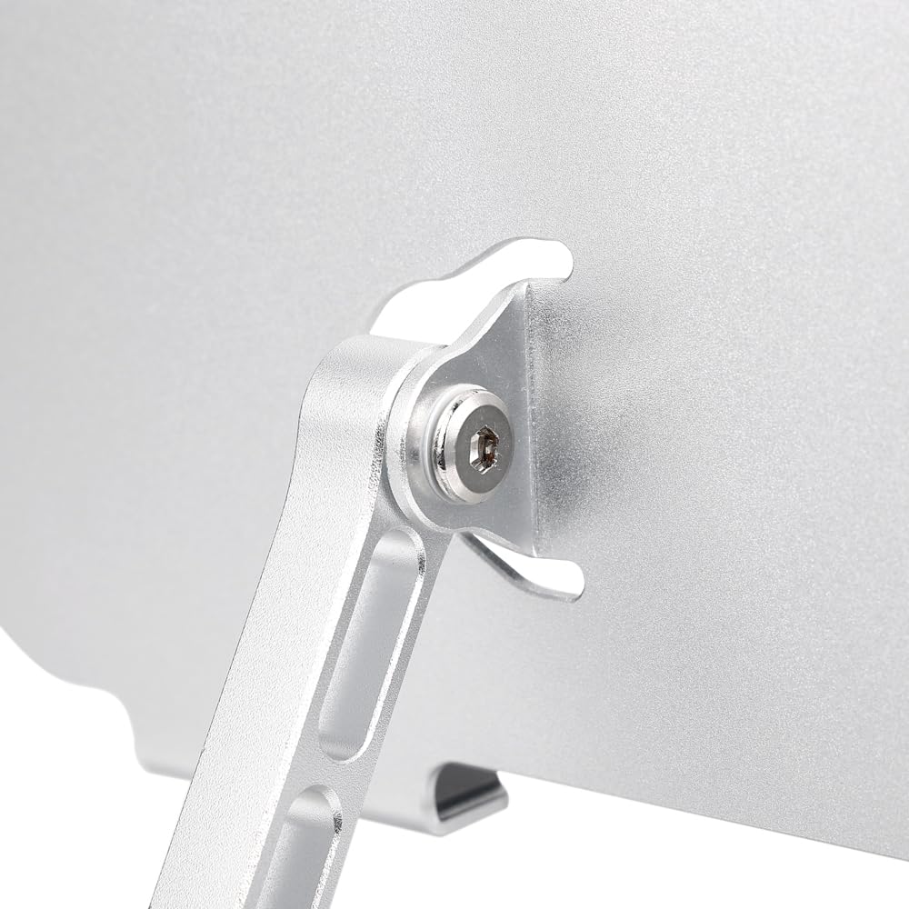 UPERFECT 7-22 Pollici Supporto Portatile Regolabile con Base Girevole 360° Rialzo Ergonomico per Scrivania Alluminio Resistente per Monitor Laptop Tablet