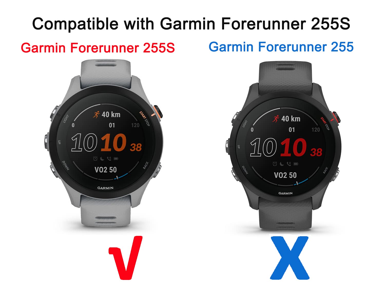 Yoomigle 4 Pack Compatible with Garmin Forerunner 255S Screen Protector Tempered Glass for Garmin 255 S Smartwatch Screen Protectors Cover Foils Glass Anti-Scratch Anti-Fingerprint No Bubble - Image 2