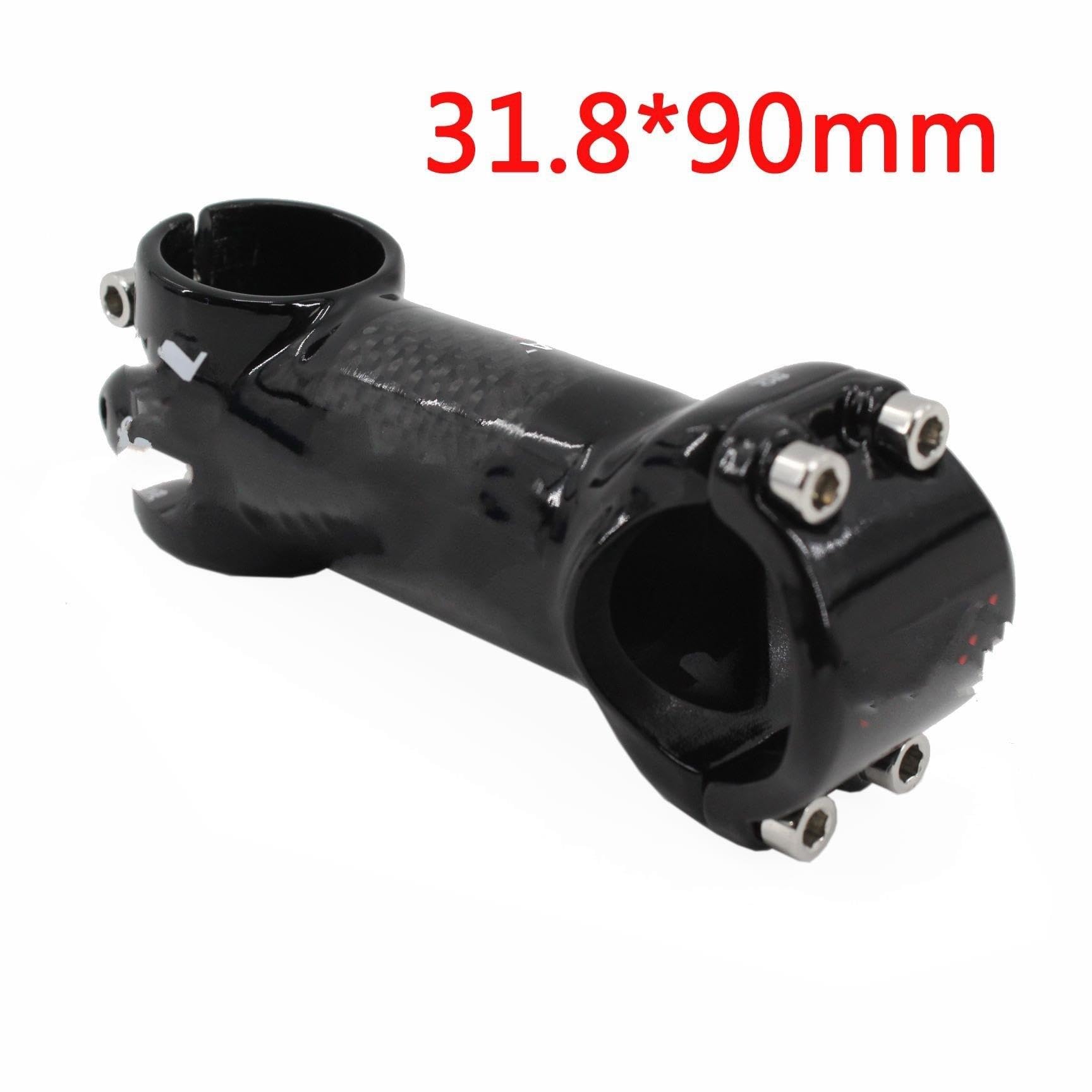 Mostek rowerowy Mostek do roweru szosowego i górskiego 3k z włókna węglowego Części rowerowe MTB Carbon 31,8 * 70/80/90/100 110 mm