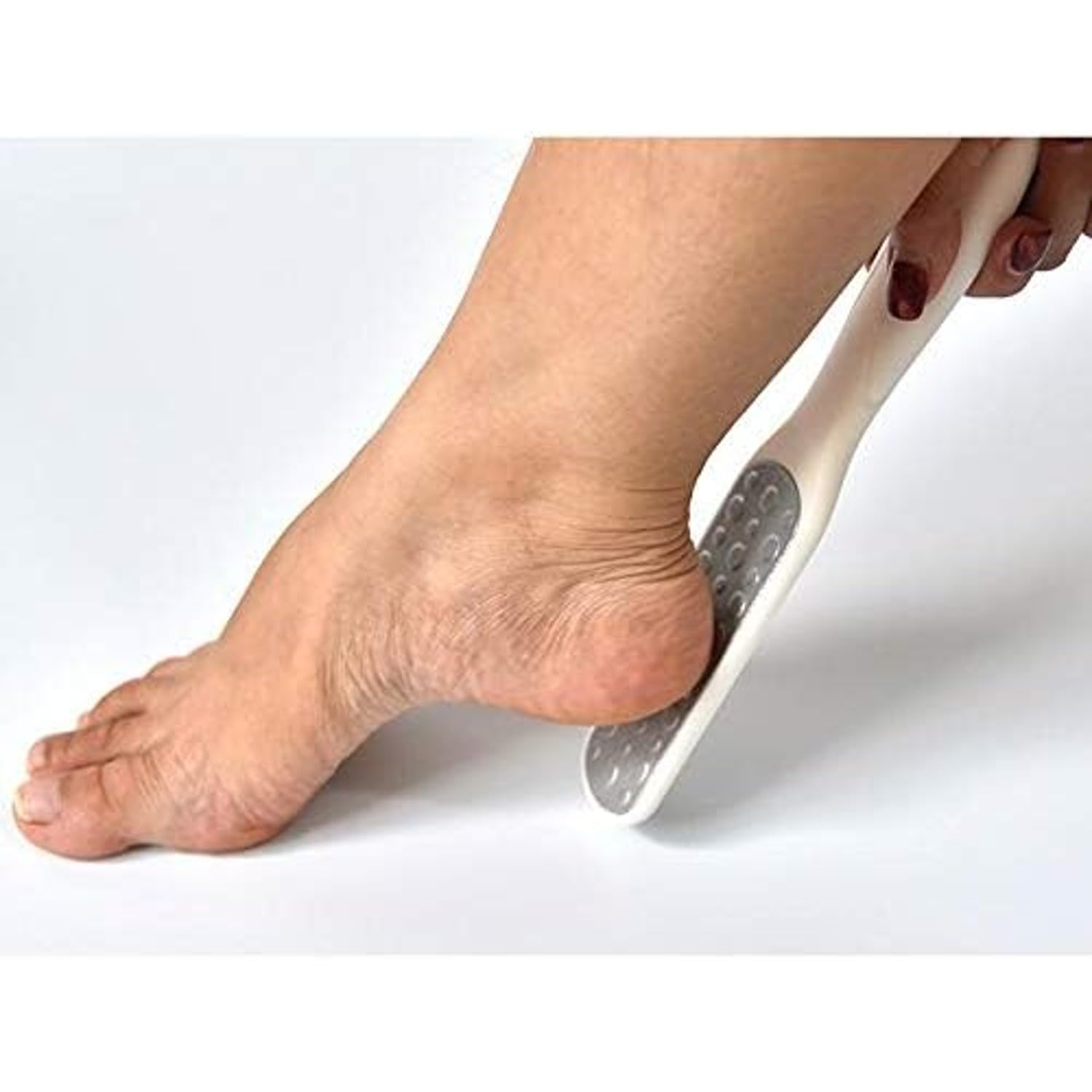 YANCI® Professional Pedicure Foot File Double-sided Stainless Steel Foot Scrubber Callus Remover Dead Skin Hard Skin Corn Removal Pedicure Exfoliator for Wet or Dry Feet (Pink) 3
