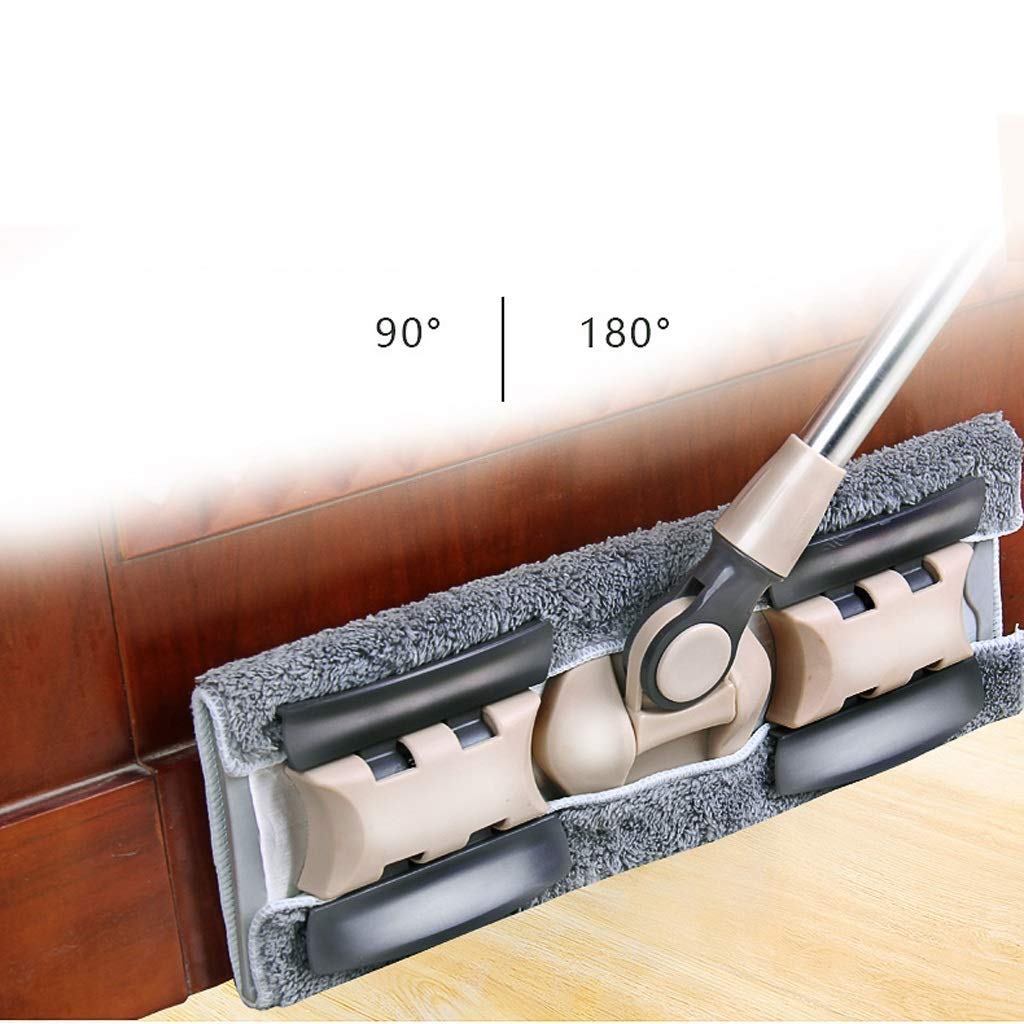 Kit mocio Spray per Pavimenti con Cuscinetti in Microfibra riutilizzabili con Manico Professionale per Cucina Domestica