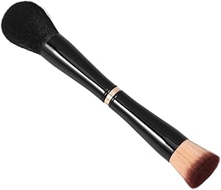4-in-1 Black Dual-end Makeup Brush Set for Fo...