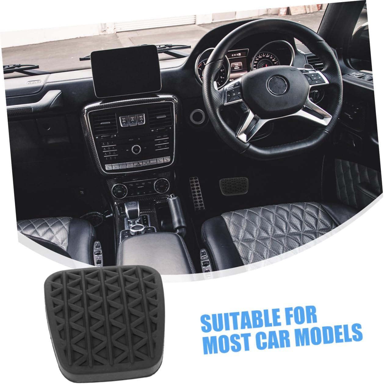 Rubber Brake and Clutch Pedal Pads for Car Pedals 4pcs