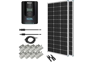 Renogy Monocrystalline Solar Kit 200W 12V with 40A Rover MPPT Controller