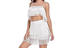 2-Piece Pink Tassel Bodycon Dress Set: A Dazzling Duo for the Night