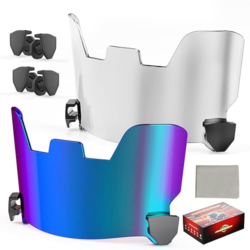 Football Helmet Visor -, ASTM F1938 Certified, Fits Schutt F7/Riddell