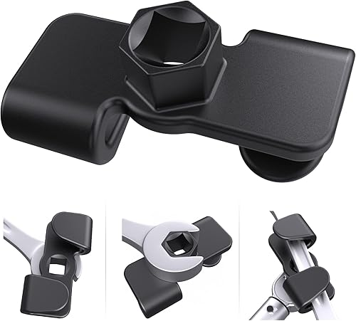 Anblak Extensor de llave para barras disyuntoras de 1/2 pulgada/unidad hexagonal de 0.827 in, adaptador universal de herramienta de extensión de