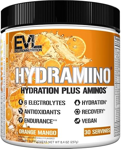 Miniatura 7 de HYDRAMINO Multiplicador de hidratación completo todos los 6 electrolitos vitamina C y B Aminos de refuerzo de fluidos agua de coco resistencia y